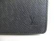 Photo12: LOUIS VUITTON Ardoise Black Taiga Leather Bifold Wallet #a240