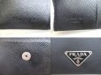 Photo10: PRADA Black Nylon and Leather Trifold Wallet Purse #a244