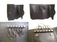 Photo8: BOTTEGA VENETA Black Leather 6 Pics Key Cases #a248