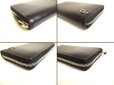 Photo7: GUCCI Marmont GG Black Leather Round Zip Long Wallet #a253