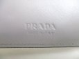 Photo10: PRADA Gray Saffiano Print Leather Bifold Bill Wallet #a256