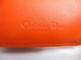 Photo10: Christian Dior Cannage Orange Leather Lady Dior Trifold Wallet #a258