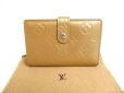 Photo1: LOUIS VUITTON Monogram Mat Brown Leather Bifold Wallet Viennois #a262 (1)