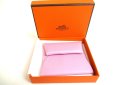 Photo12: HERMES Rose Sakura Veau Epson Leather Coin Purse Bastia #a269