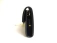 Photo3: PRADA Black Saffiano Shine Leather 4 Pics Key Chain #a276