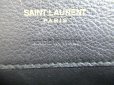 Photo10: Saint Laurent YSL Tiny Monogram Black Leather Flap Long Wallet #a277