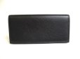 Photo2: Saint Laurent YSL Tiny Monogram Black Leather Flap Long Wallet #a277 (2)