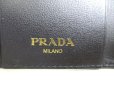 Photo10: PRADA Black Leather Gold H/W 6 Pics Key Chain #a278