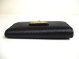 Photo6: PRADA Black Leather Gold H/W 6 Pics Key Chain #a278