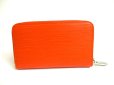 Photo2: LOUIS VUITTON Epi Orange Leather Zippy Compact Wallet Purse #a280 (2)