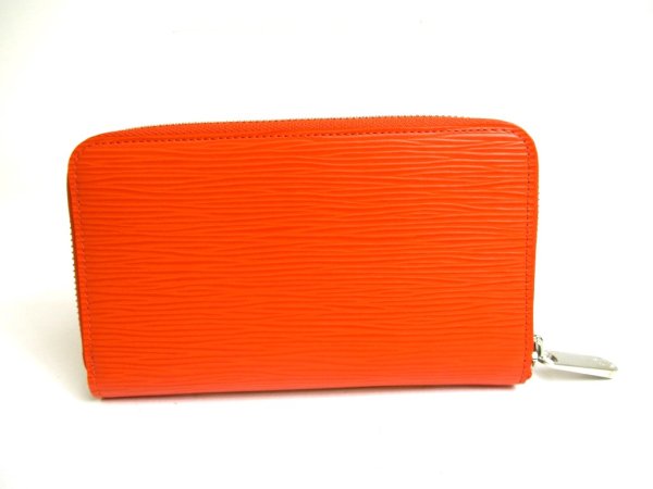 Photo2: LOUIS VUITTON Epi Orange Leather Zippy Compact Wallet Purse #a280