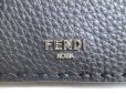 Photo10: FENDI Black Leather Silver H/W Credit Card Business Card Holder #a281