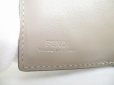 Photo10: FENDI F IS FENDI FF Khaki Brown Leather Gold H/W Micro Trifold Wallet #a282