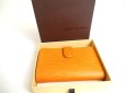 Photo12: LOUIS VUITTON Epi Orange Leather Bifold Wallet French Purse #a283