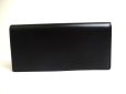 Photo2: Cartier Pasha de Cartier Black Leather Bifold Long Flap Wallet Purse #a292 (2)