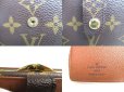 Photo10: LOUIS VUITTON Monogram Brown Leather Bifold Wallet Viennois #a295