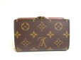 Photo2: LOUIS VUITTON Monogram Brown Leather Bifold Wallet Viennois #a295 (2)