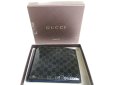 Photo12: GUCCI Micro Guccissima Navy Blue Patent Leather Bifold Bill Wallet #a296