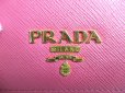 Photo10: PRADA Pink Saffiano Leather Card Case Card Holder #a302