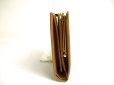 Photo3: CELINE Vintage Brown Leather Small Bifold Wallet Compact Wallet #a311