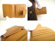 Photo8: CELINE Vintage Brown Leather Small Bifold Wallet Compact Wallet #a311