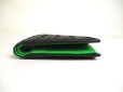 Photo5: BOTTEGA VENETA Intrecciato Black Green Leather Bifold Wallet Compact Wallet #a315