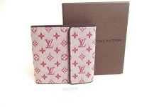 LOUIS VUITTON Monogram Mini Cherry Canvas Bifold Wallet #a316