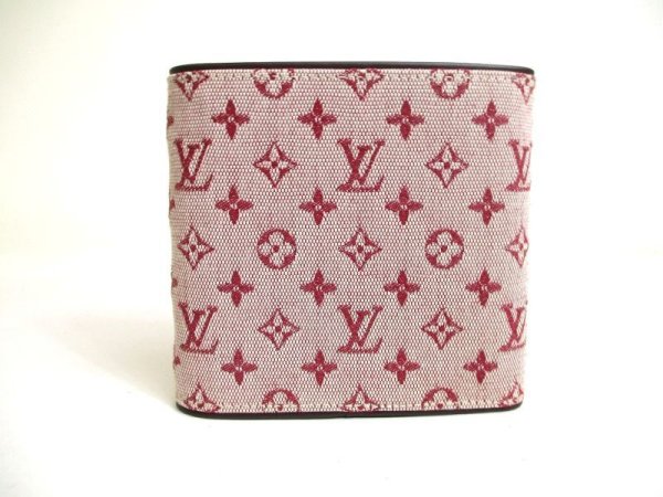 Photo2: LOUIS VUITTON Monogram Mini Cherry Canvas Bifold Wallet #a316