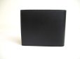 Photo2: Salvatore Ferragamo Logo Black Leather Bifold Wallet Compact Wallet #a317 (2)