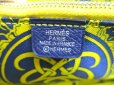 Photo10: HERMES Navy Blue Veau Epson SILK'IN LINE Round Zip Wallet Azap Long #a319