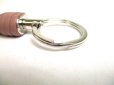 Photo8: BOTTEGA BENETA Intrecciato Beige pink Leather Silver H/W Key Chain Key Holder #a328