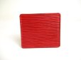 Photo2: LOUIS VUITTON Epi Red Leather Coin Purse Porto Monnaie Boite #a329 (2)