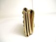 Photo4: Jimmy Choo Stars Gold Leather Trifold Wallet Compact Wallet NEMO #a332