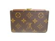 Photo2: LOUIS VUITTON Monogram Brown Leather Bifold Wallet Viennois #a336 (2)