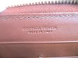 Photo10: BOTTEGA VENETA Intrecciato Brown Leather Round Zip Wallet Purse #a339