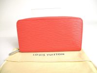 LOUIS VUITTON Epi Poppypetale Leather Round Zip Zippy Wallet Purse #a350