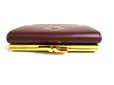 Photo6: Cartier Must de Cartier Bordeaux Leather Trifold Wallet #a359