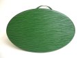 Photo5: LOUIS VUITTON Epi Green Leather Shoulder Bag Crossbody Bag Cluny #a363