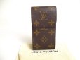 Photo1: LOUIS VUITTON Monogram Leather Brown Cigarette Cases #a372 (1)