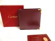 Photo1: Cartier Must de Cartier Bordeaux Leather Bifold Wallet Purse #a386 (1)