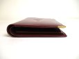 Photo5: Cartier Must de Cartier Bordeaux Leather Bifold Wallet Purse #a386