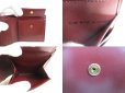 Photo9: Cartier Must de Cartier Bordeaux Leather Bifold Wallet Purse #a386