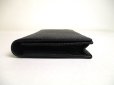 Photo6: BVLGARI Man Black Leather Flap BIfold Long Wallet #a388