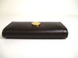 Photo6: BVLGARI Dark Brown Leather Gold H/W 6 Pics Key Chain #a389