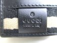 Photo10: GUCCI Vintage Black Leather 6 Pics Key Chain #a395