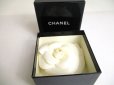 Photo12: CHANEL Camelia White Canvas Corsage Brooch #a396