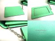 Photo10: Salvatore Ferragamo Gancini Light Green Leather Flap Long Wallet #a407