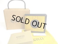 GUCCI Off The Grid Yellow Nylon Black Leather Bifold Wallet #a410