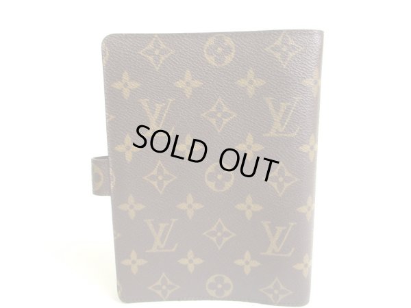 Photo2: LOUIS VUITTON Monogram Document Holders Medium Ring Agenda Cover #a419