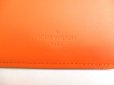 Photo10: LOUIS VUITTON LV Aerogram Orange Leather Flap Wallet Portefeuille Brazza NM #a422